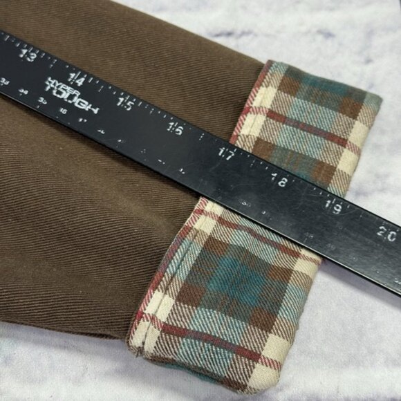 Vintage Ashton Cove Men's Barn Chore Utility Jacket Coat M Brown Plaid Lined - Picture 8 of 16